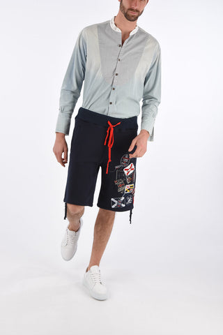 PAUL&SHARK Shorts in in Felpa con Applicazioni