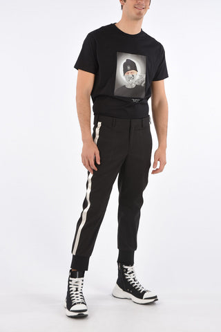 Low Rise Slim Fit Piping Pants