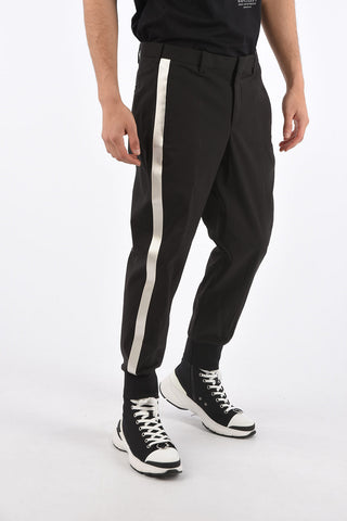 Low Rise Slim Fit Piping Pants