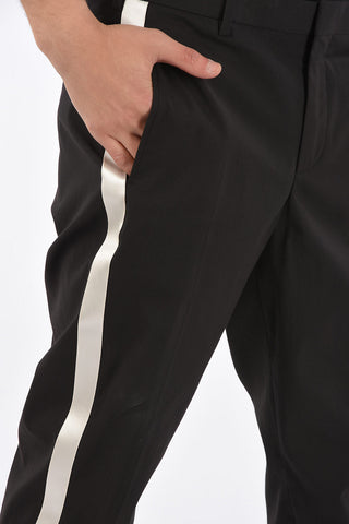 Low Rise Slim Fit Piping Pants