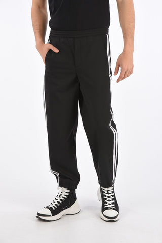 Low Rise Easy Fit Piping Pants