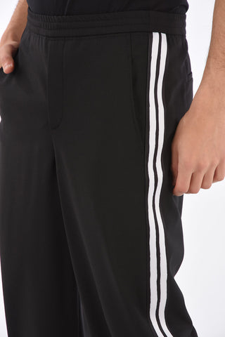 Low Rise Easy Fit Piping Pants