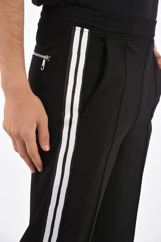 Piping Easy Fit Low Waist Trousers