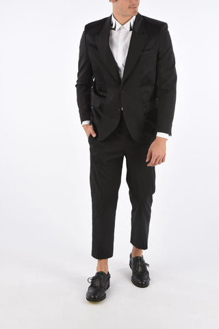Side Split Slim Fit 2 Buttons Blazer