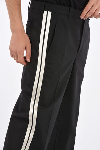 Low Rise Easy Fit Piping Pants