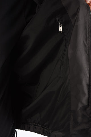 Camouflage Slim Fit Jacket with Hood