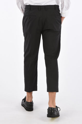 Regular Rise Slim Fit Cropped Pants