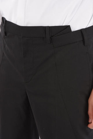 Regular Rise Slim Fit Cropped Pants