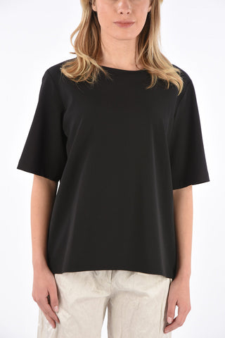 Top Asimmetrico SISA con Drappedggio