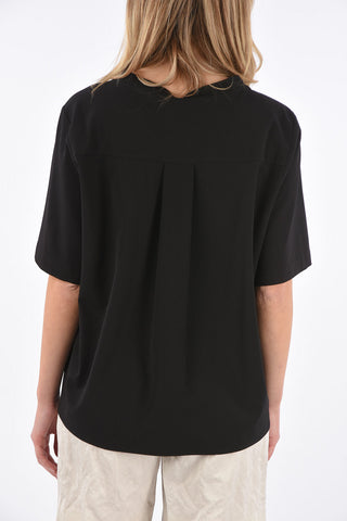 Top Asimmetrico SISA con Drappedggio