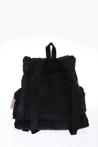 3 Front Pockets Fabric Backpack