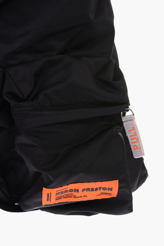 3 Front Pockets Fabric Backpack