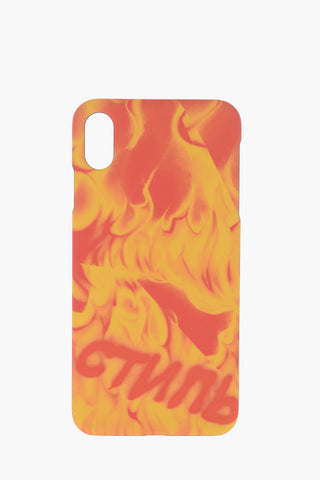 Printed Flames Iphone XS MAX Cover