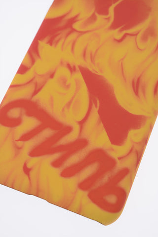 Printed Flames Iphone XS MAX Cover