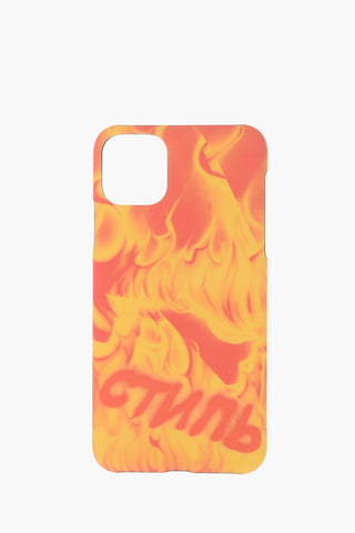 Printed Flames Iphone 11 PRO MAX Cover