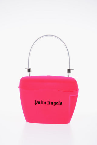  	Velvet Padlock Tote Bag with Removable Shoulder Strap