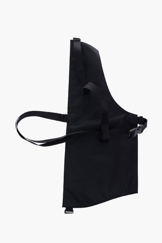 Vintage Effect Crossbody Bag with Leather Details