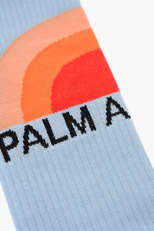 Embroidered Sunset Long Socks