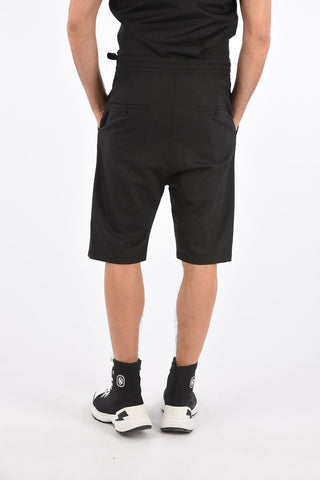 Drawstring Dropped Crotch Fit Shorts