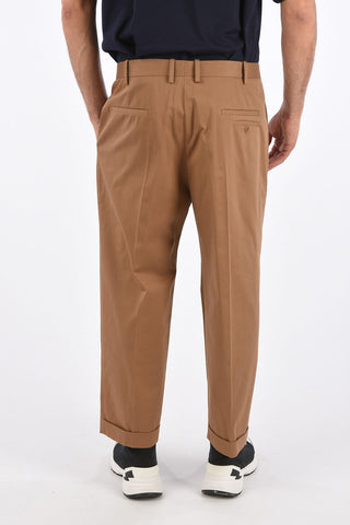 Double Pleats Wide Leg Fit Pants