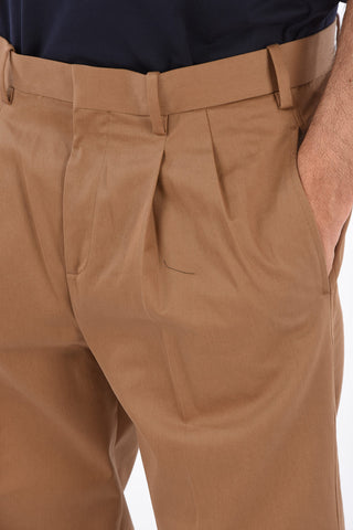 Double Pleats Wide Leg Fit Pants