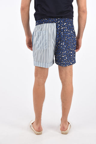Patterned Box-Fit Shorts