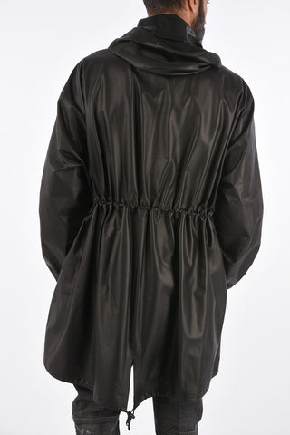 Leather Trench with Hood