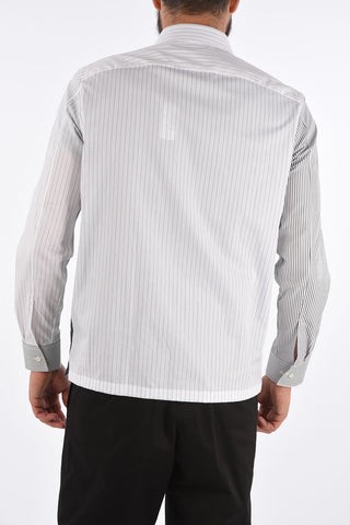 Camicia Gessata Loose Fit