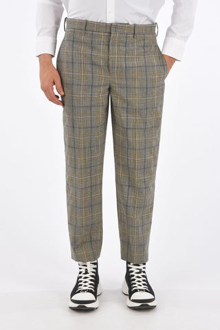 Tartan Regular Rise Slim Fit Pants