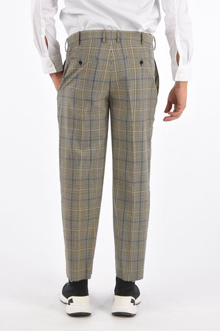 Tartan Regular Rise Slim Fit Pants