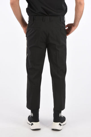 Regular Waist Slim Fit Piping Pants