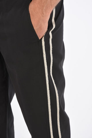 Regular Waist Slim Fit Piping Pants