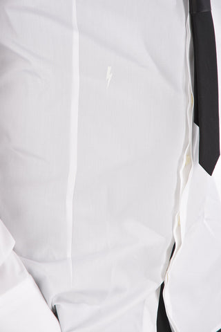 Popeline Shirt with Tie