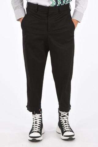 Pantalone wide leg Fit con Passanti  
