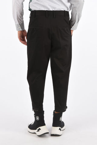 Pantalone wide leg Fit con Passanti  