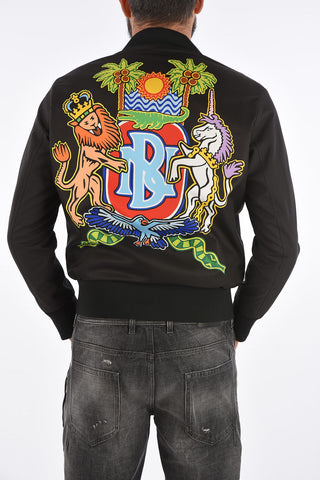 Bomber Slim Fit con Chiusura Zip