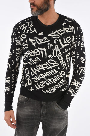 Maglia Girocollo Ricamata Easy Fit