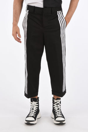 Piped Low-Rise Pants