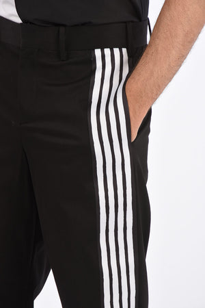 Piped Low-Rise Pants