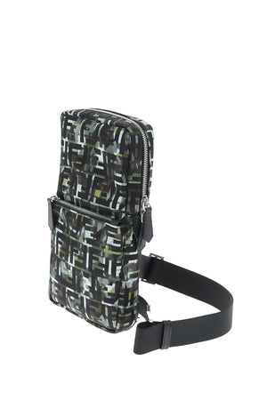 Camouflage Textile One Shoulder Backpack