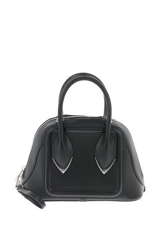 Bauletto in pelle con tracolla removibile