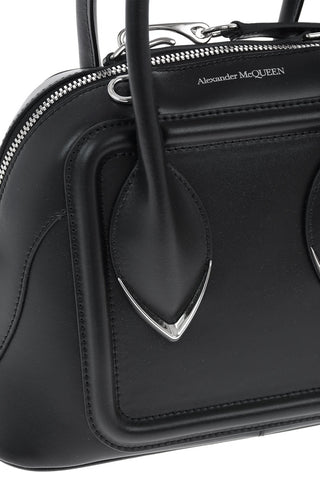 Bauletto in pelle con tracolla removibile