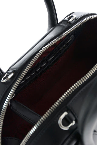 Bauletto in pelle con tracolla removibile