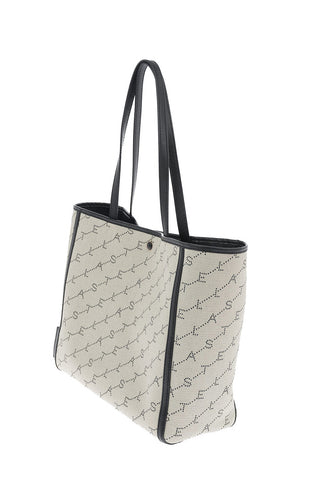 Borsa Tote con Stampa Monogram