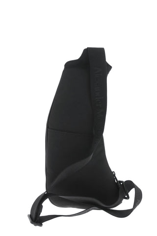 Nylon Bum Bag with Leather Trimmings