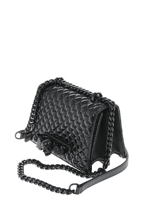 Lacquered Quilted Leather FOUR RING Shoulder bag