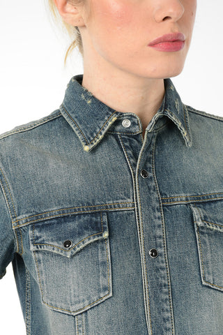 Denim Stonewashed Mini Dress