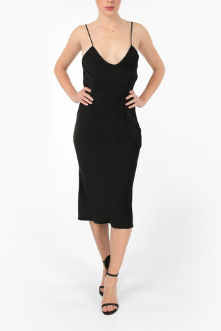 Sleeveless Midi Slip Dress 