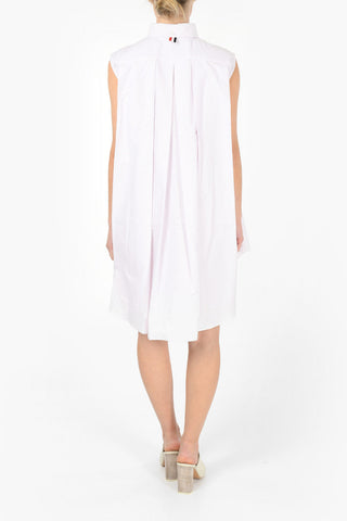 Sleeveless Button-Down Shirtdress