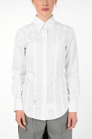 Camicia Button Down Allacciata Sul Retro